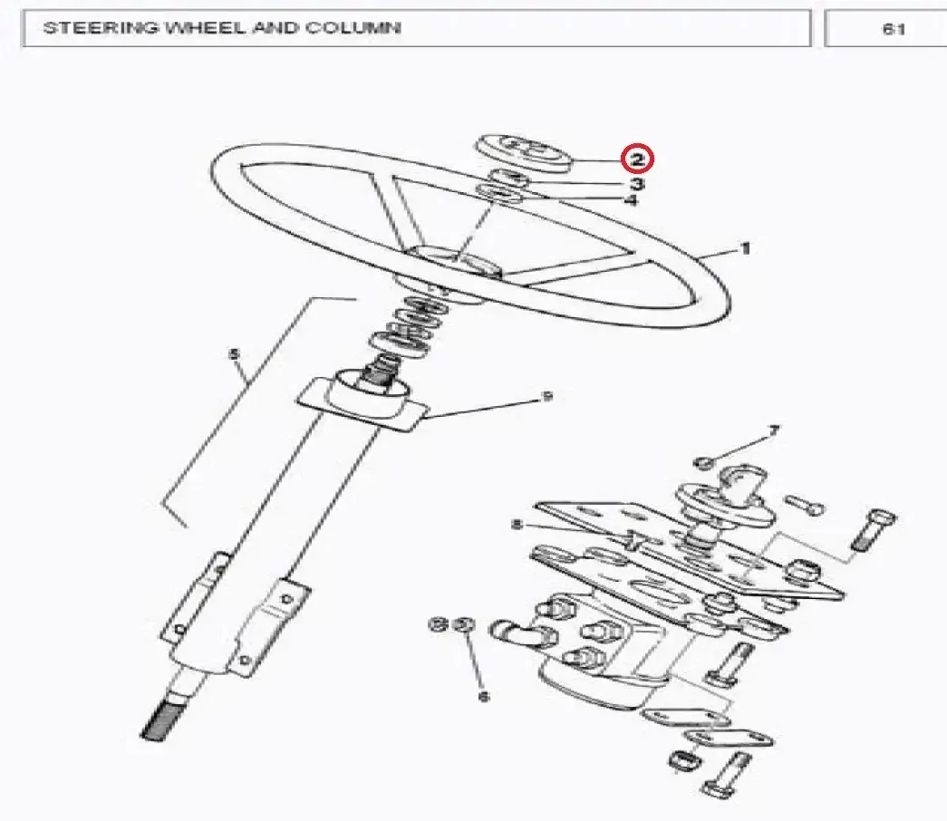 Diagram reference for Millat Massey Ferguson Tractor Spare Part 4 CAP M 0 TIF 163124 - Massey Ferguson tractor spare part