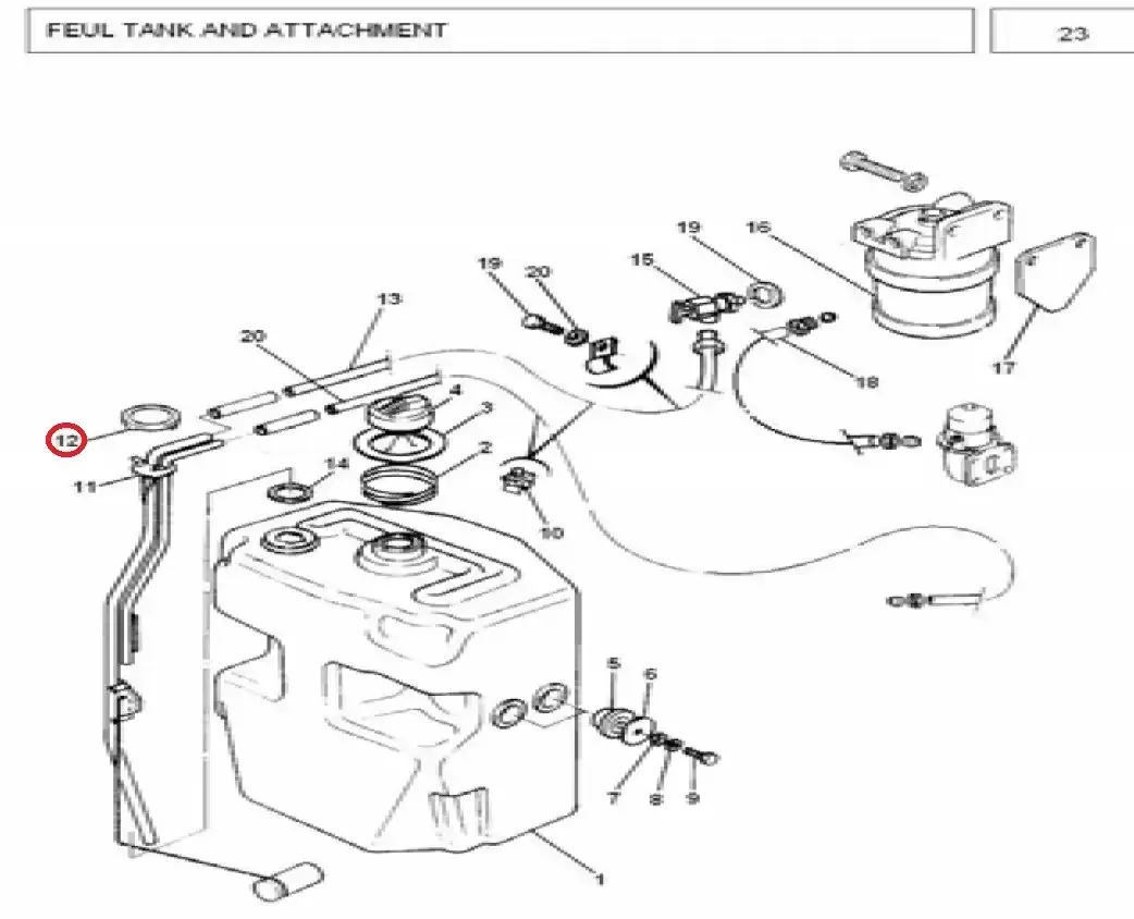 Diagram reference for Millat Massey Ferguson Tractor Spare Part 6 LOCKING RING 19300616249347 - Massey Ferguson tractor spare part