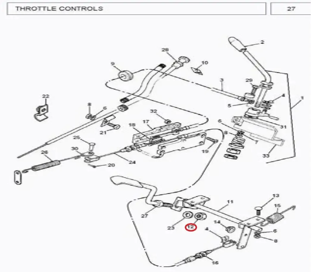 Diagram reference for Millat Massey Ferguson Tractor Spare Part 0 NUT M 101331001133100 - Massey Ferguson tractor spare part