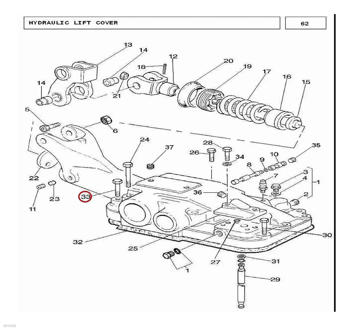 Millat Massey Ferguson Tractor Spare Part BOLT 71614 UNC 2 AL 77879426097126097 - Massey Ferguson tractor spare part