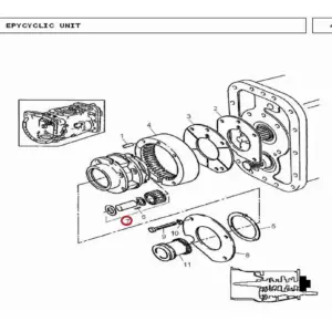 Millat Massey Ferguson Tractor Spare Part CARRIERUNIT 120701897711 - Massey Ferguson tractor spare part