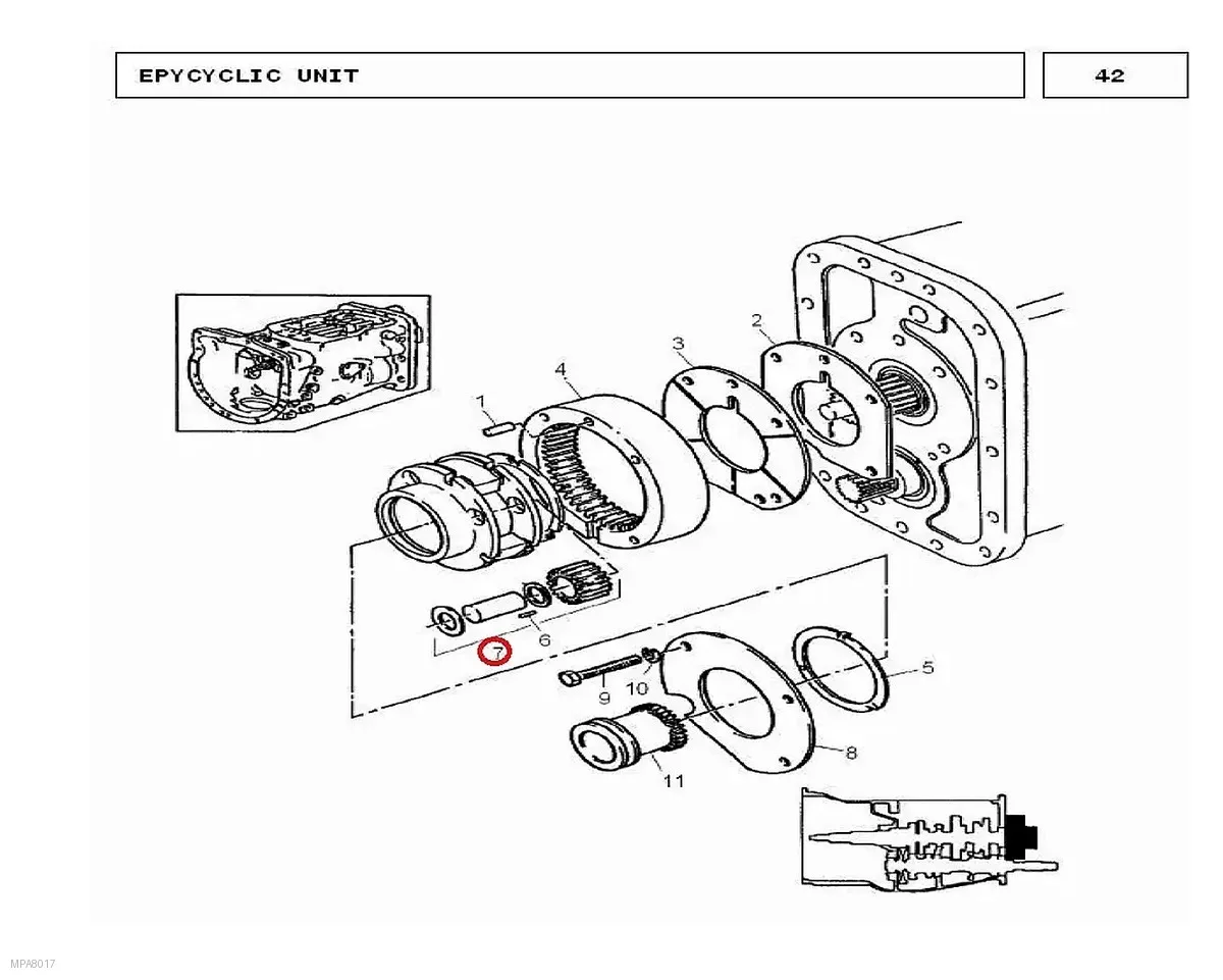 Millat Massey Ferguson Tractor Spare Part CARRIERUNIT 120701897711 - Massey Ferguson tractor spare part