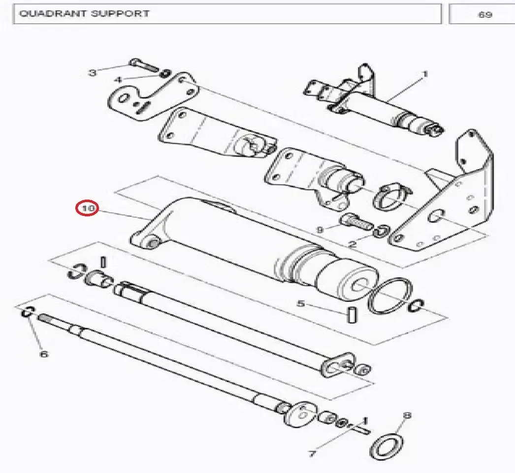 Diagram reference for Millat Massey Ferguson Tractor Spare Part 0 QUADRENTBOTTLE 2632501263250 YD - Massey Ferguson tractor spare part