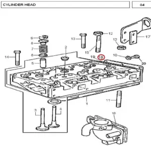 Millat Massey Ferguson Tractor Spare Part PLATE HEADREAR 1817610940809 - Massey Ferguson tractor spare part