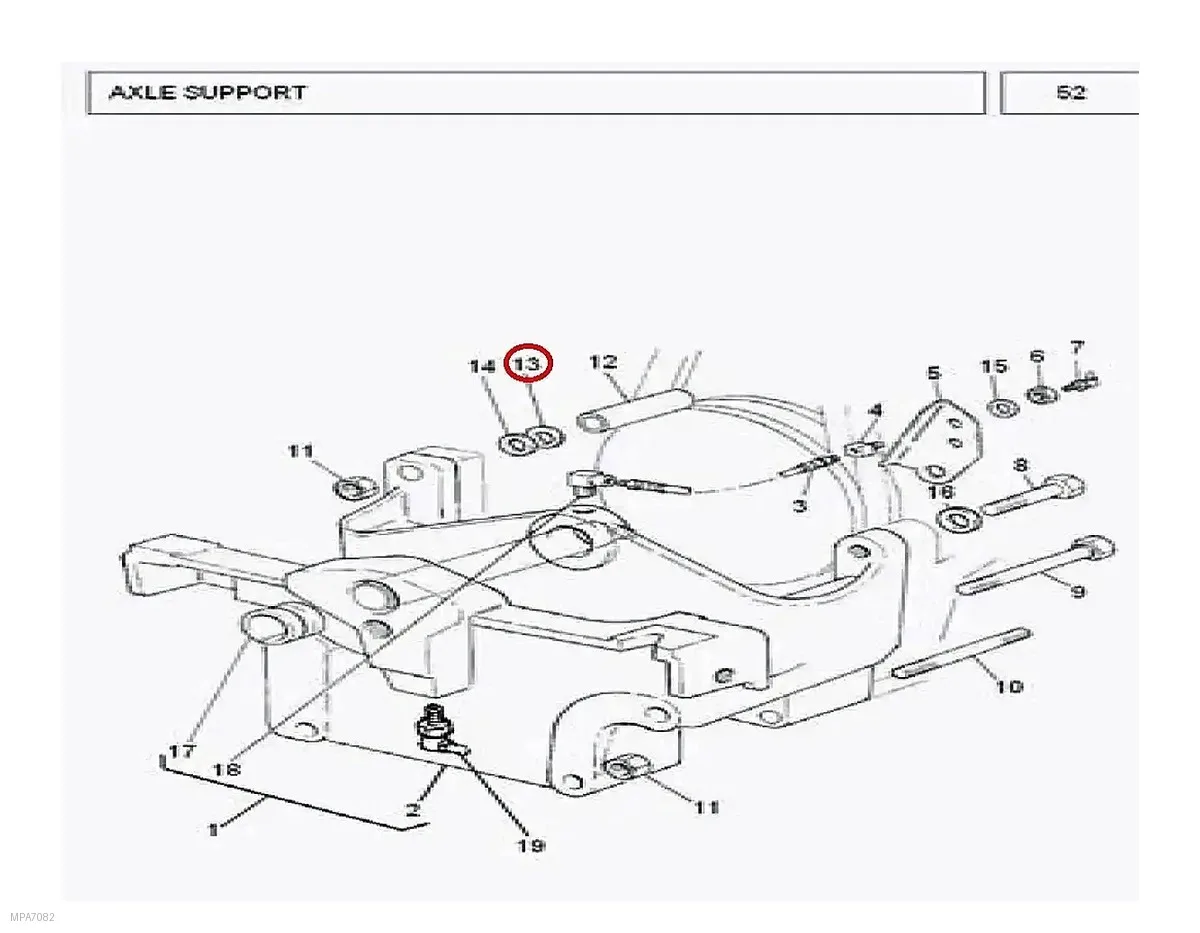 Millat Massey Ferguson Tractor Spare Part SHIM 14091114091 - Massey Ferguson tractor spare part