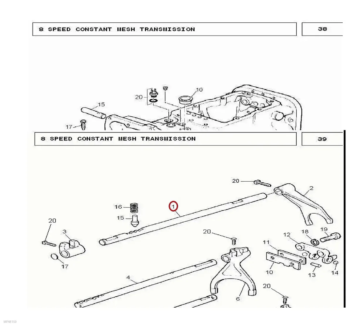 Millat Massey Ferguson Tractor Spare Part RAIL 120761894703 - Massey Ferguson tractor spare part