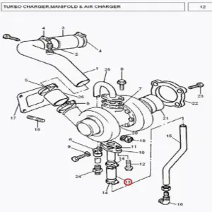 Millat Massey Ferguson Tractor Spare Part BOLT M 12 L 7018502118502 - Massey Ferguson tractor spare part