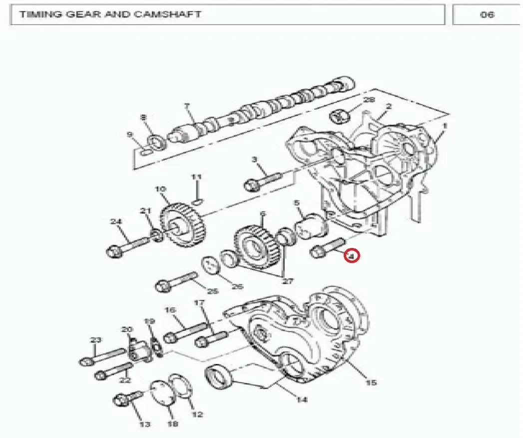 Diagram reference for Millat Massey Ferguson Tractor Spare Part 9 BOLT FLANGE 18302912314 H 033 - Massey Ferguson tractor spare part