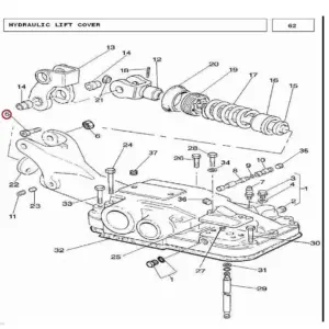 Millat Massey Ferguson Tractor Spare Part SCREW 1220 UNF 3 AL 13826101126101 - Massey Ferguson tractor spare part
