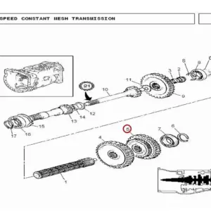 Millat Massey Ferguson Tractor Spare Part GEAR 46361203011682691 - Massey Ferguson tractor spare part