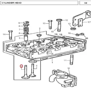 Millat Massey Ferguson Tractor Spare Part VALVE INLET 24018051131431681 - Massey Ferguson tractor spare part