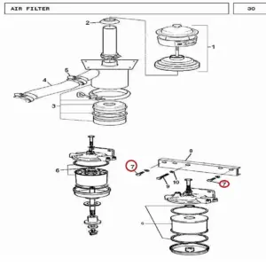 Millat Massey Ferguson Tractor Spare Part SCREW 3824 L 119309119309 - Massey Ferguson tractor spare part