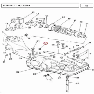 Millat Massey Ferguson Tractor Spare Part PLUG 26124126124 - Massey Ferguson tractor spare part