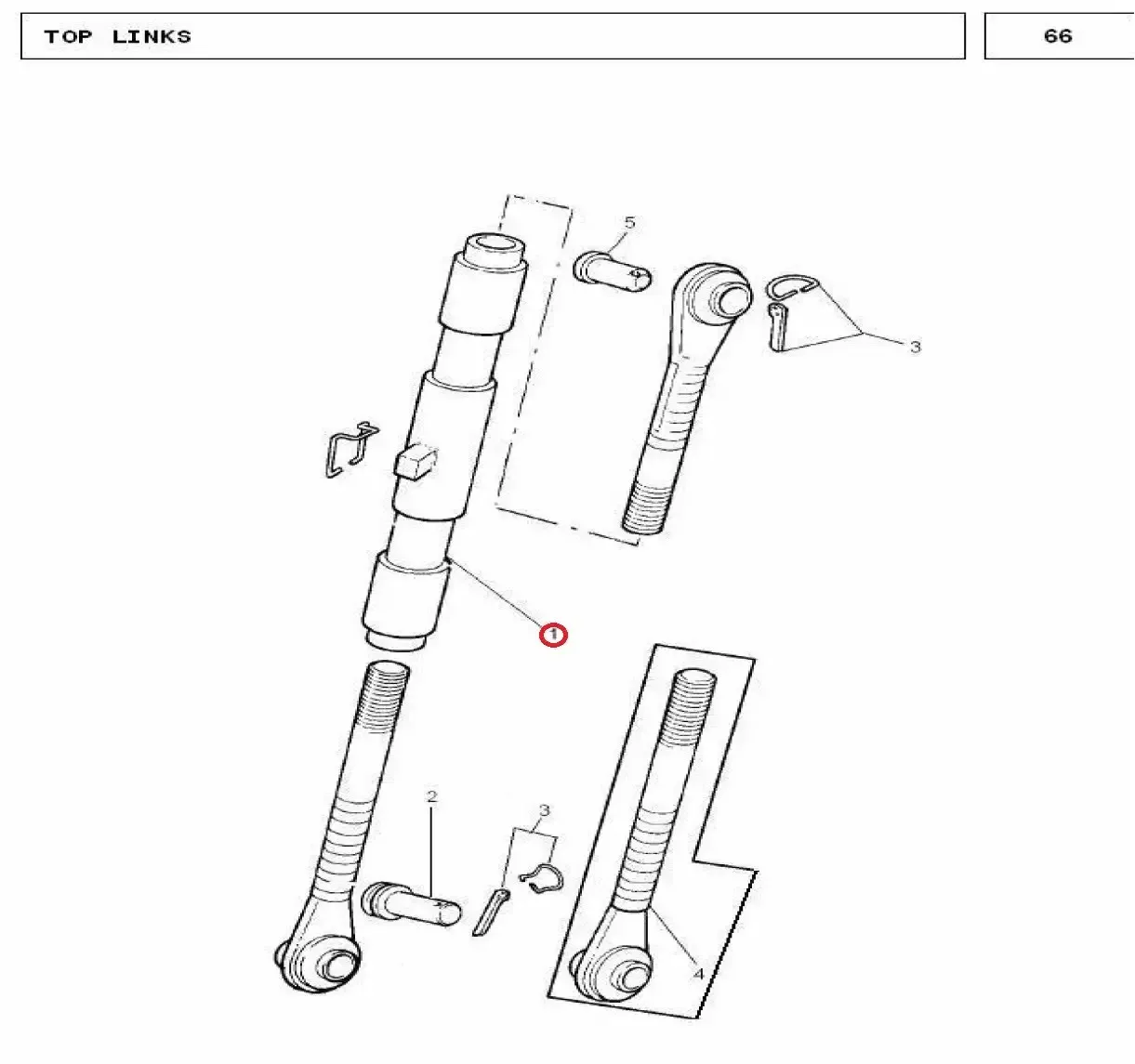 Diagram reference for Millat Massey Ferguson Tractor Spare Part LINKTOP 2402502311869954 - Massey Ferguson tractor spare part