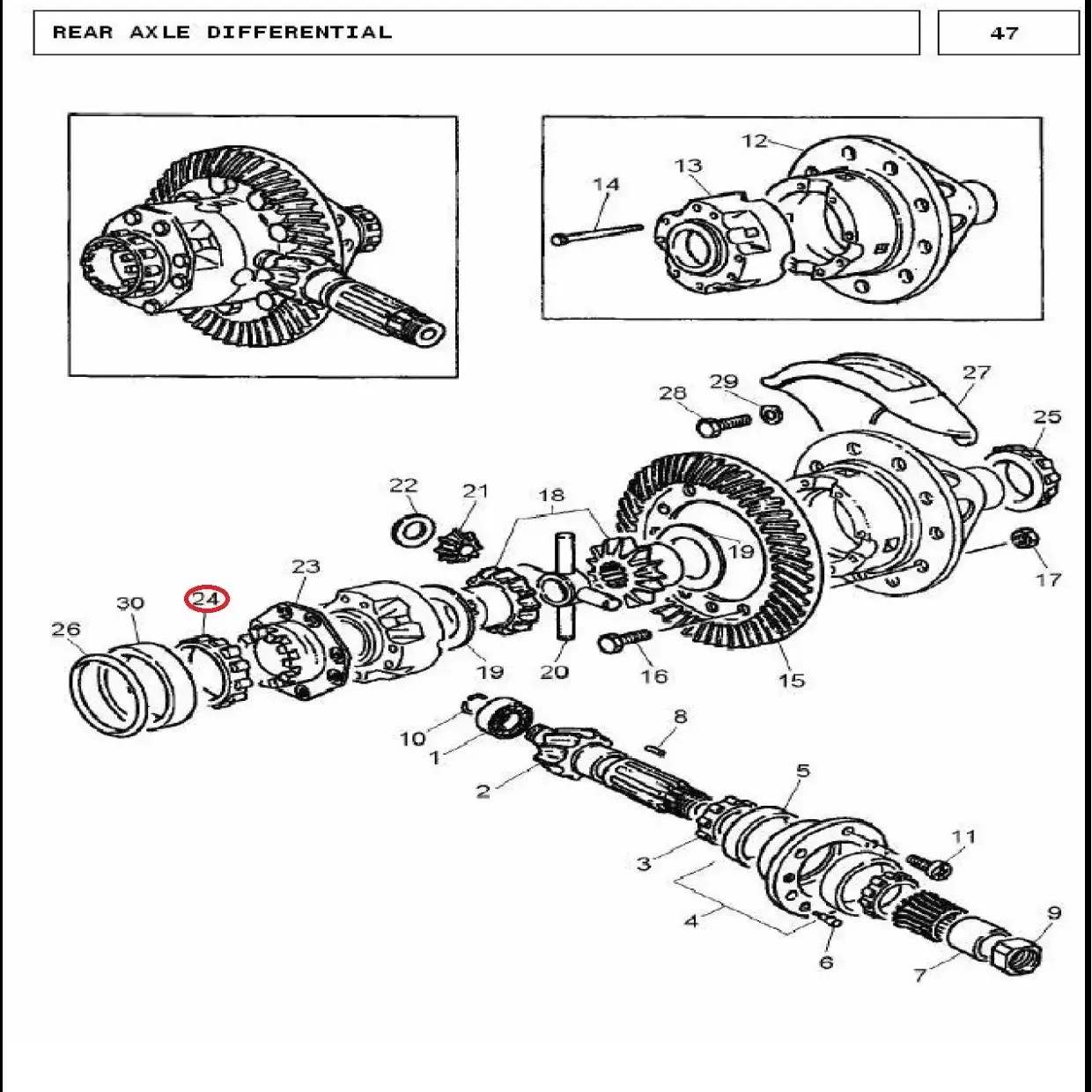 Diagram reference for Millat Massey Ferguson Tractor Spare Part CONEROLLER BEA RING 10109110109 - Massey Ferguson tractor spare part