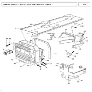 Millat Massey Ferguson Tractor Spare Part BOOTSTAYHOOD 23317123317 - Massey Ferguson tractor spare part