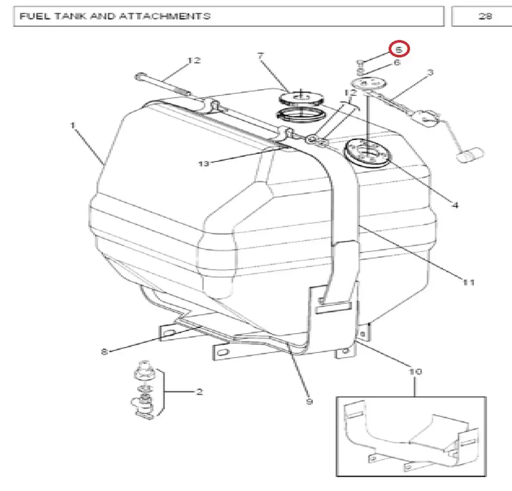 Diagram reference for Millat Massey Ferguson Tractor Spare Part SCREW M 4 L 1219317119317 - Massey Ferguson tractor spare part