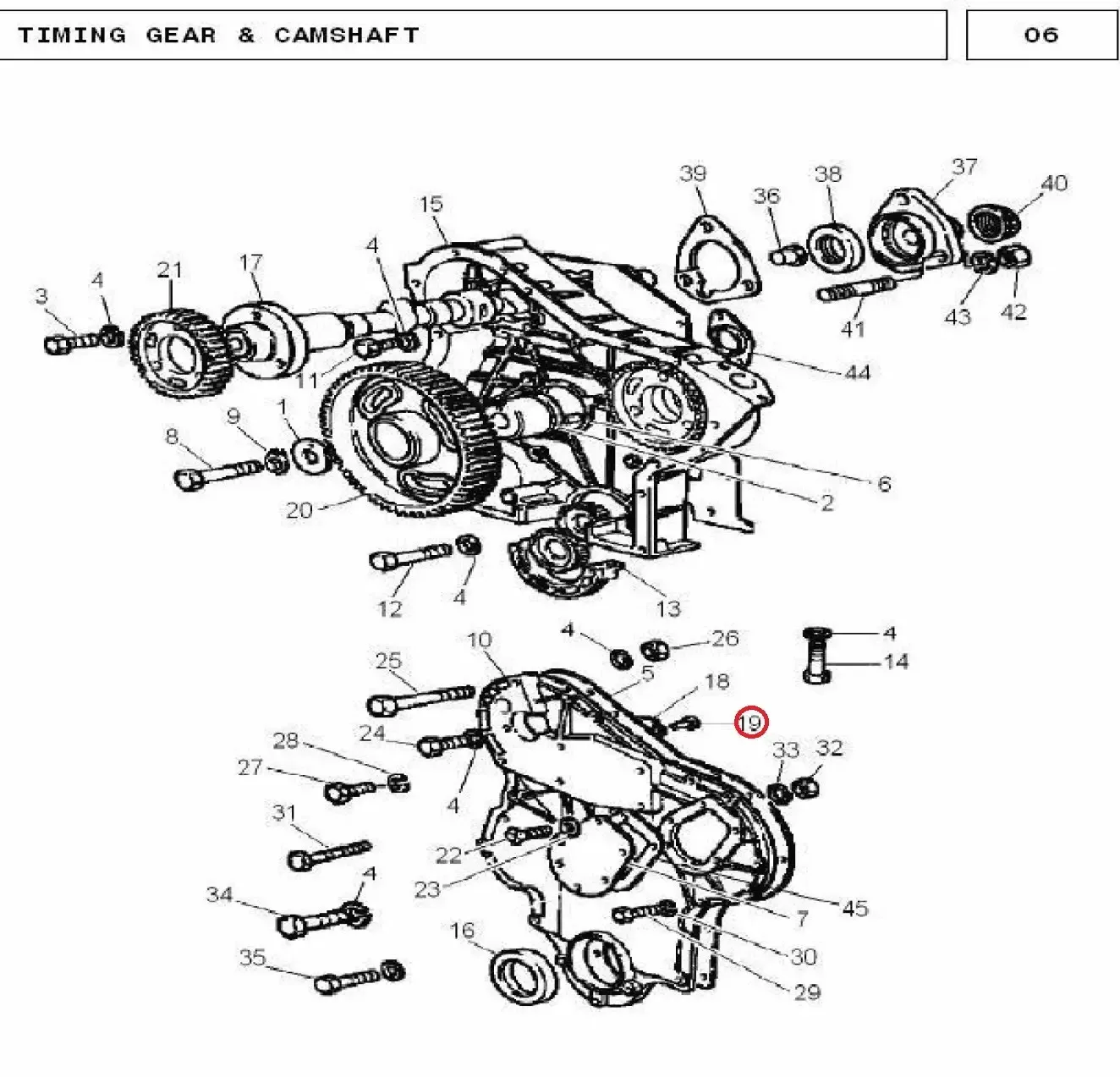 Diagram reference for Millat Massey Ferguson Tractor Spare Part RIVET - Massey Ferguson tractor spare part
