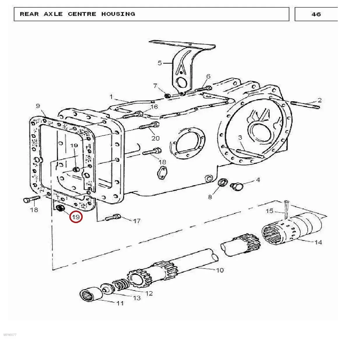 Millat Massey Ferguson Tractor Spare Part NUT DIFFCASE 24010287110287 - Massey Ferguson tractor spare part