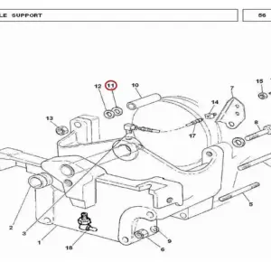 Millat Massey Ferguson Tractor Spare Part SHIM 14104114104 - Massey Ferguson tractor spare part