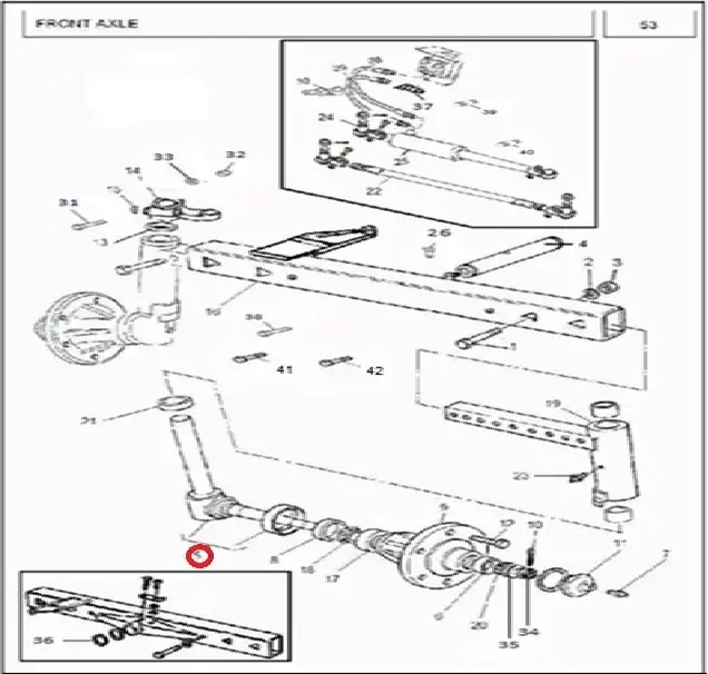 Diagram reference for Millat Massey Ferguson Tractor Spare Part 1 S PIN DLEASSYRH 3501480111148011 - Massey Ferguson tractor spare part