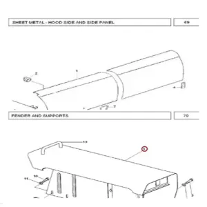 Millat Massey Ferguson Tractor Spare Part FENDERLH MF 240 2603503603430811679374 F - Massey Ferguson tractor spare part