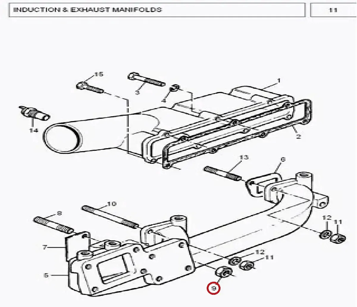Millat Massey Ferguson Tractor Spare Part CAP NUT 18510132813106 - Massey Ferguson tractor spare part