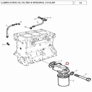 Millat Massey Ferguson Tractor Spare Part HEAD OIL FILTER 24018159137764251 - Massey Ferguson tractor spare part