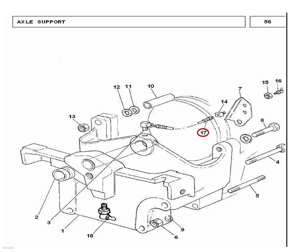 Millat Massey Ferguson Tractor Spare Part PIPE GREASE 1402411670913 - Massey Ferguson tractor spare part