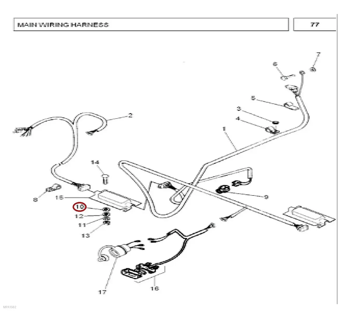 Millat Massey Ferguson Tractor Spare Part FLAT WASHER 1234064134064 - Massey Ferguson tractor spare part