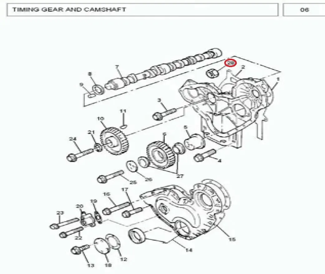 Diagram reference for Millat Massey Ferguson Tractor Spare Part 4 NUT 1831941183194 - Massey Ferguson tractor spare part