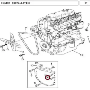 Millat Massey Ferguson Tractor Spare Part SCREW 12 POINTHEADM 12 X 15 L 7018612118612 - Massey Ferguson tractor spare part