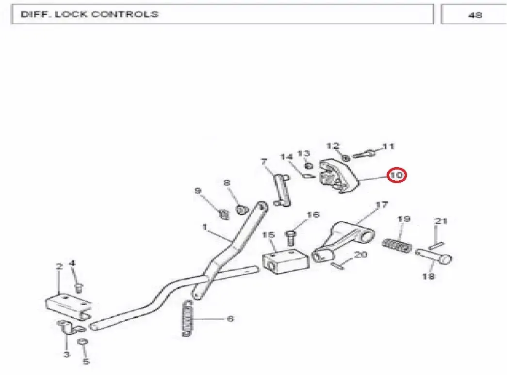Diagram reference for Millat Massey Ferguson Tractor Spare Part 0 BLOCKGUIDE MF 375 38573303013595008 L - Massey Ferguson tractor spare part