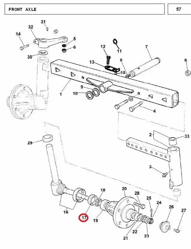 Diagram reference for Millat Massey Ferguson Tractor Spare Part OIL SEAL RK 20 B 140691897242 L - Massey Ferguson tractor spare part
