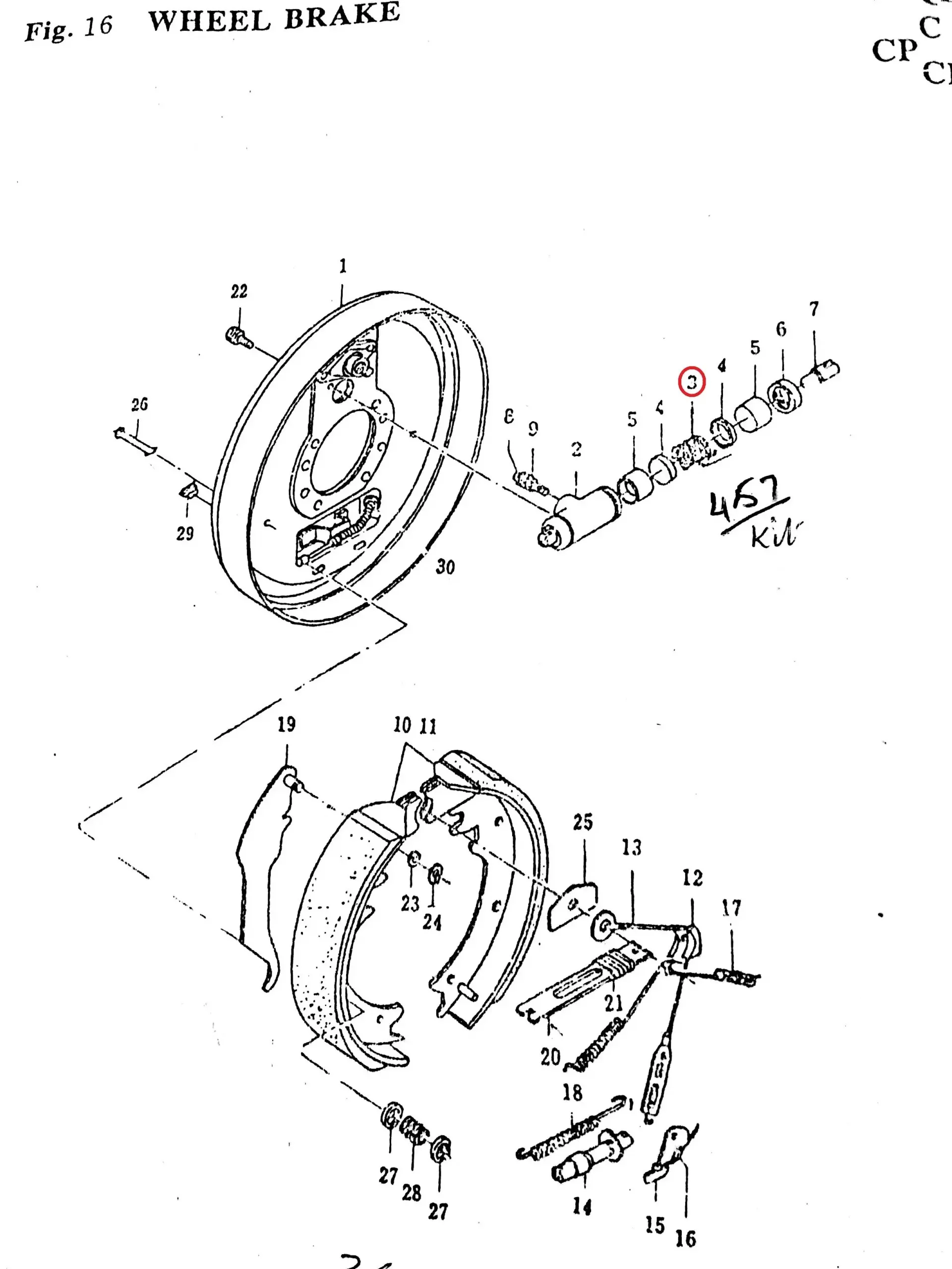 Diagram reference for Millat Massey Ferguson Tractor Spare Part 376040 G SP RING 82443376040 G - Massey Ferguson tractor spare part