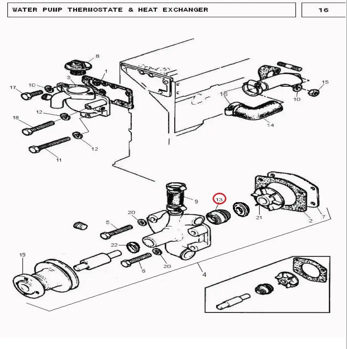Diagram reference for Millat Massey Ferguson Tractor Spare Part SEAL 18625118625 - Massey Ferguson tractor spare part