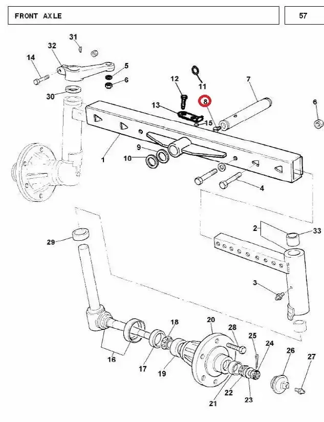 Diagram reference for Millat Massey Ferguson Tractor Spare Part SCREW 71614 L 07514079114079 - Massey Ferguson tractor spare part