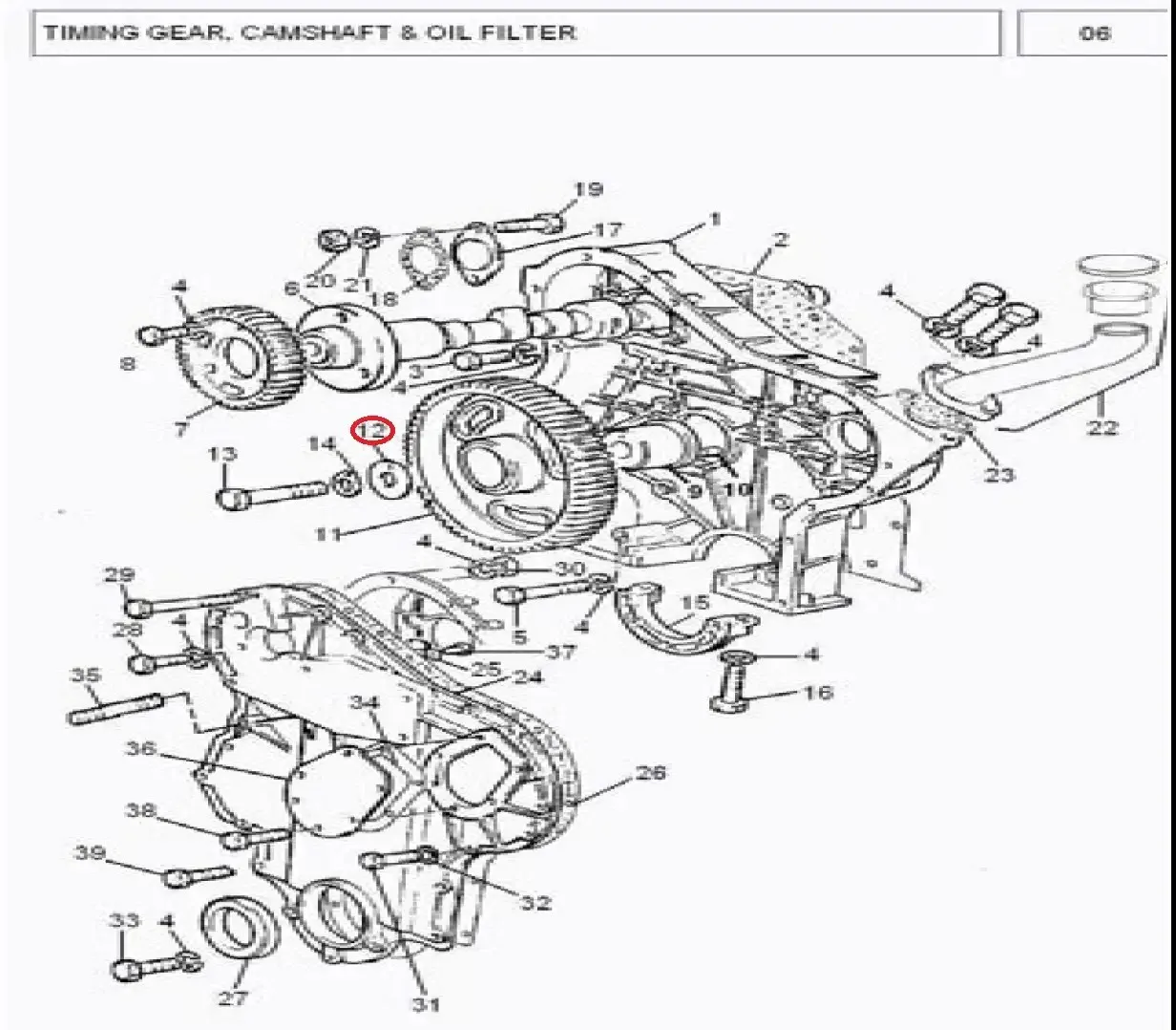 Diagram reference for Millat Massey Ferguson Tractor Spare Part BOLT M 12 L 5518501118501 - Massey Ferguson tractor spare part