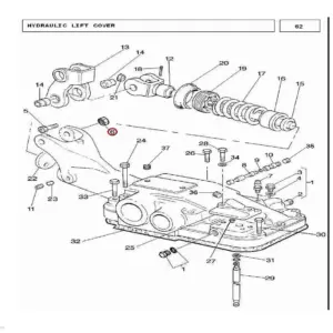 Millat Massey Ferguson Tractor Spare Part LOCK NUT 122026108126108 - Massey Ferguson tractor spare part