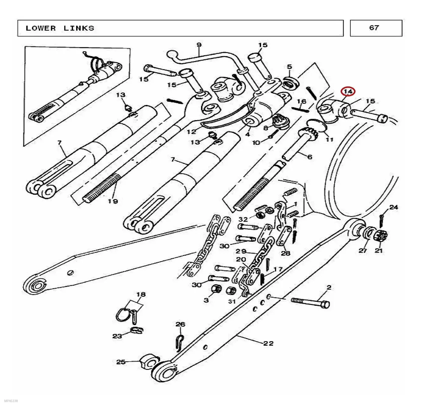 Millat Massey Ferguson Tractor Spare Part KNUCLE 2501711884376 MODEL 2025 - Massey Ferguson tractor spare part