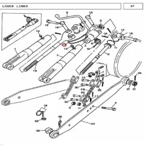 Millat Massey Ferguson Tractor Spare Part RING LOCKING 25015125015 MODEL 2025 - Massey Ferguson tractor spare part
