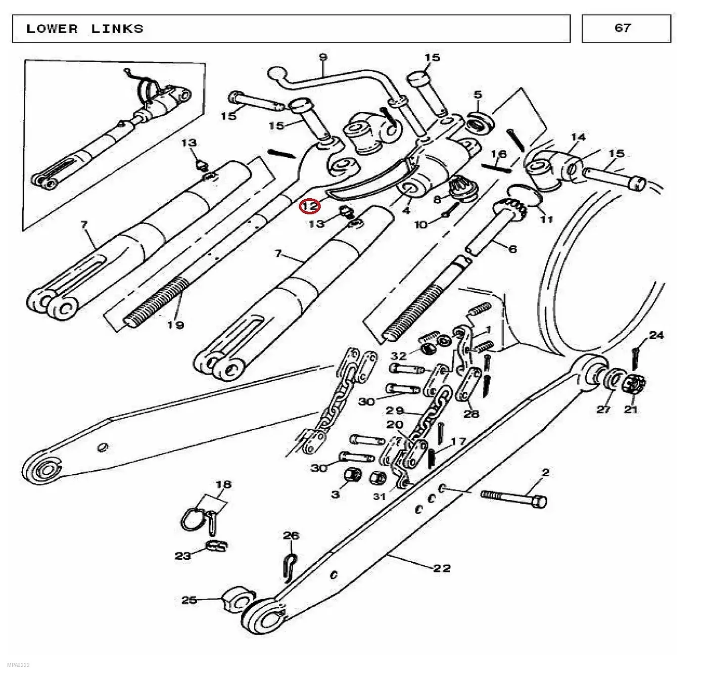 Millat Massey Ferguson Tractor Spare Part RING LOCKING 25015125015 MODEL 2025 - Massey Ferguson tractor spare part