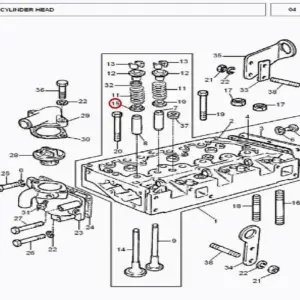 Millat Massey Ferguson Tractor Spare Part SCREW INDUCTIONMANIFOLD 1850811746019 - Massey Ferguson tractor spare part