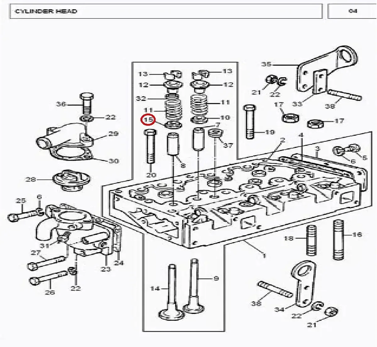 Millat Massey Ferguson Tractor Spare Part SCREW INDUCTIONMANIFOLD 1850811746019 - Massey Ferguson tractor spare part