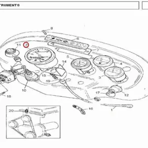 Millat Massey Ferguson Tractor Spare Part METERHOUR 2402900511674638 - Massey Ferguson tractor spare part