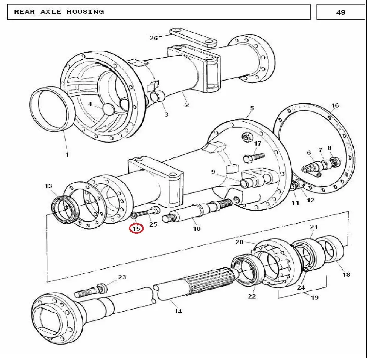 Diagram reference for Millat Massey Ferguson Tractor Spare Part SHIM 002010090110090 - Massey Ferguson tractor spare part