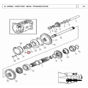 Millat Massey Ferguson Tractor Spare Part RETAINING RING 12169112169 - Massey Ferguson tractor spare part