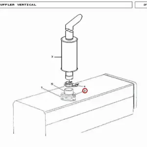 Millat Massey Ferguson Tractor Spare Part LOCK NUT 38 UNF 20007120007 - Massey Ferguson tractor spare part