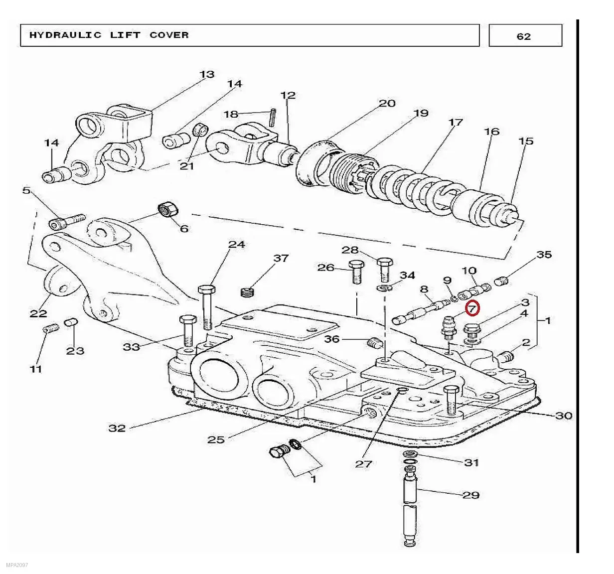 Millat Massey Ferguson Tractor Spare Part BREATHERASSY 26008126008 - Massey Ferguson tractor spare part