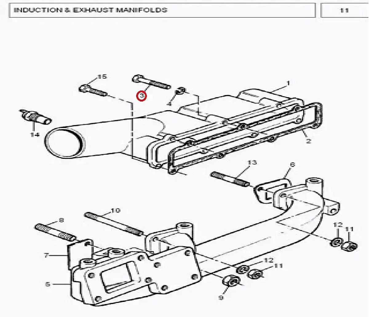 Millat Massey Ferguson Tractor Spare Part BOLT 18506118506 - Massey Ferguson tractor spare part